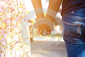 Couples holding hands