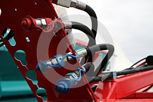 Coupling. The attachment control unit.