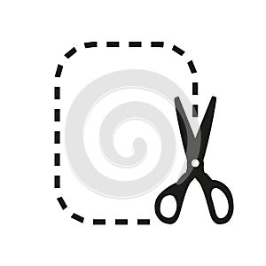 Coupon border - vector