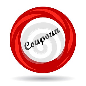 Coupon colorful icon