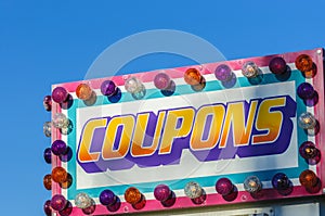 Coupon sign