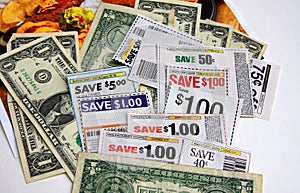 Coupons and dollars