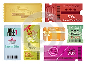 Coupons and Gift Card Design