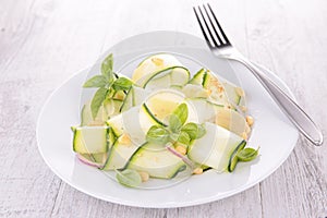 Courgette salad photo