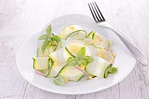 Courgette salad