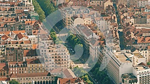 Cours Jean-Jaures in Grenoble, the longest street in France