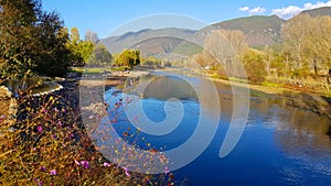 The course of the Heihui River in Shaxi, Yunnan, China