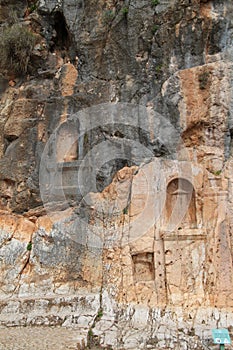 The Court, Cave and Temple of God Pan in Banias National Park, Israel