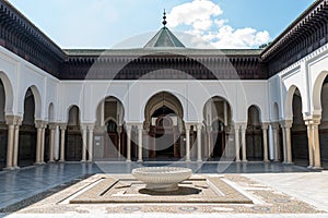 A court of the Grande Mosquee de Paris