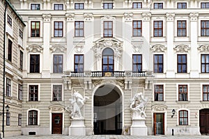 Court of Hofburg palace,Vienna, Austria,Europe