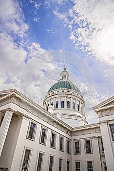 Court house,building dome,sky,clouds,