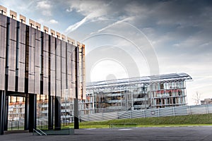 The Court of Justice of the European Union CJEU and the European Investment Bank EIB headquarters in Luxembourg photo