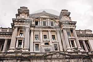 The Court of Laws Justitiepaleis van Brussel, Palais de Justice de Bruxelles located in Brussels