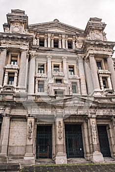 The Court of Laws Justitiepaleis van Brussel, Palais de Justice de Bruxelles located in Brussels