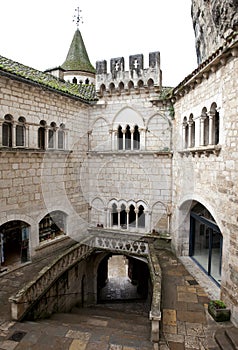Court in Rocamadour abbey