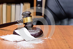 Court for the sale of drugs. Verdict for the distribution of drugs