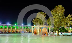 Court of Shah Cheragh mosque in Shiraz - Iran