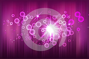 Curtain Background illustration design