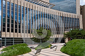 Courthouse Facade and Plaza in Minneapolis