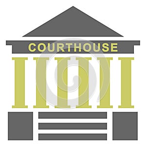 Courthouse illustration