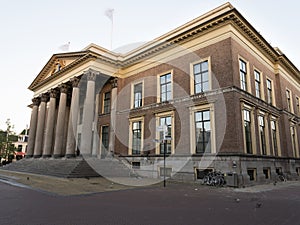 Courthouse in leeuwarden, capital of the dutch province of Fries