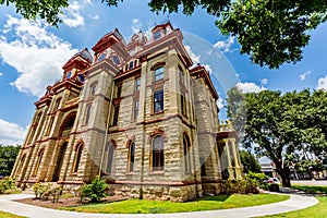 Courthouse at Lockhart, Texas.