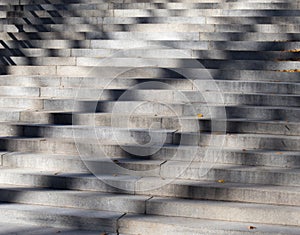 Courthouse steps, patterns with shade from trees