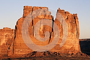 Courthouse Towers, Arches National Park photo