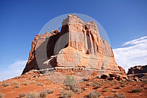 Courthouse Towers in Arches National Park photo