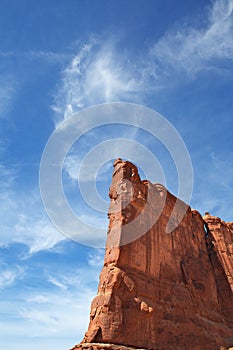 Courthouse Towers Blue Sky Vertical photo