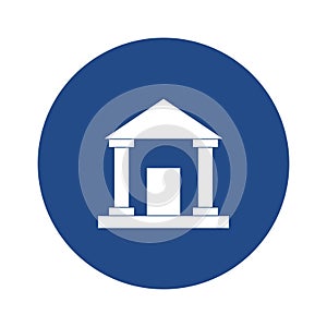 Courthouse Vector icon which can easily modify or edit