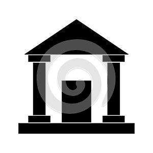 Courthouse Vector icon which can easily modify or edit
