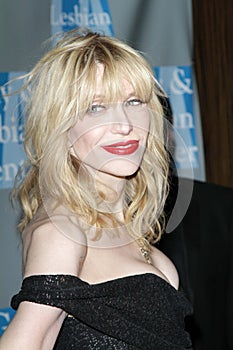 Courtney Love at the L.A.Gay and Lesbian Center