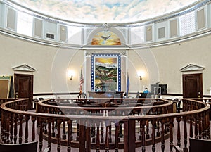 Courtroom, Pershing County, Nevada courthouse