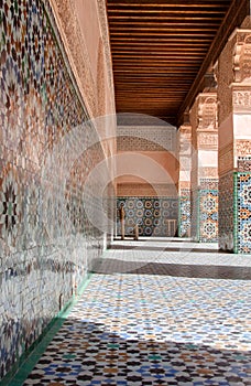 Courtyard of Ali Ben Youssef Madrasa