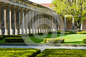 The courtyard of the Alte Nationalgalerie photo