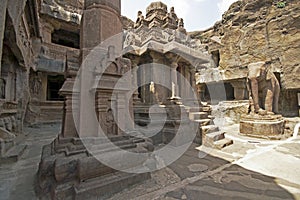 Courtyard of ancient Jain temple