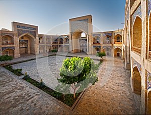 Courtyard of a Arabian madrasah