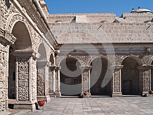 Courtyard at Arequipa, Peru