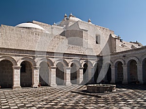 Courtyard at Arequipa, Peru