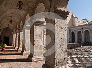 Courtyard at Arequipa, Peru