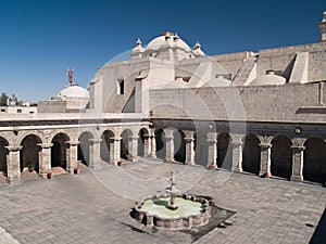 Courtyard at Arequipa, Peru