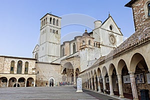 The courtyard of the Basilica