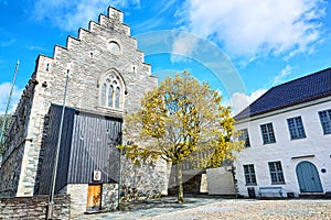 Courtyard of Bergenhus Fortress
