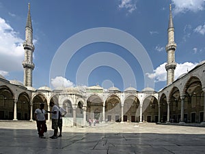 Courtyard of the Blue Mosque