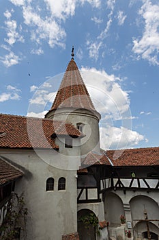 Courtyard at Bran castle, Romania