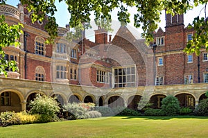 Courtyard at Cambridge college