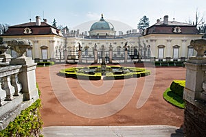 Courtyard of the castle Buchlovice