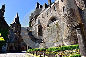 Courtyard at Castle Reichsburg