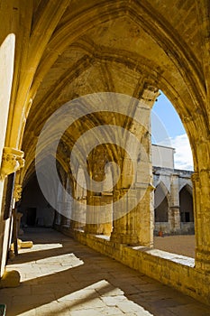 Courtyard of Cathedral of Saint Nazaire, Beziers